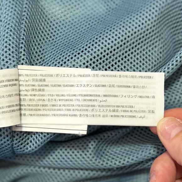 Hollister Men's Sky Blue Windbreaker Jacket Full Zip-Up High Collar Size Medium - Picture 13 of 13